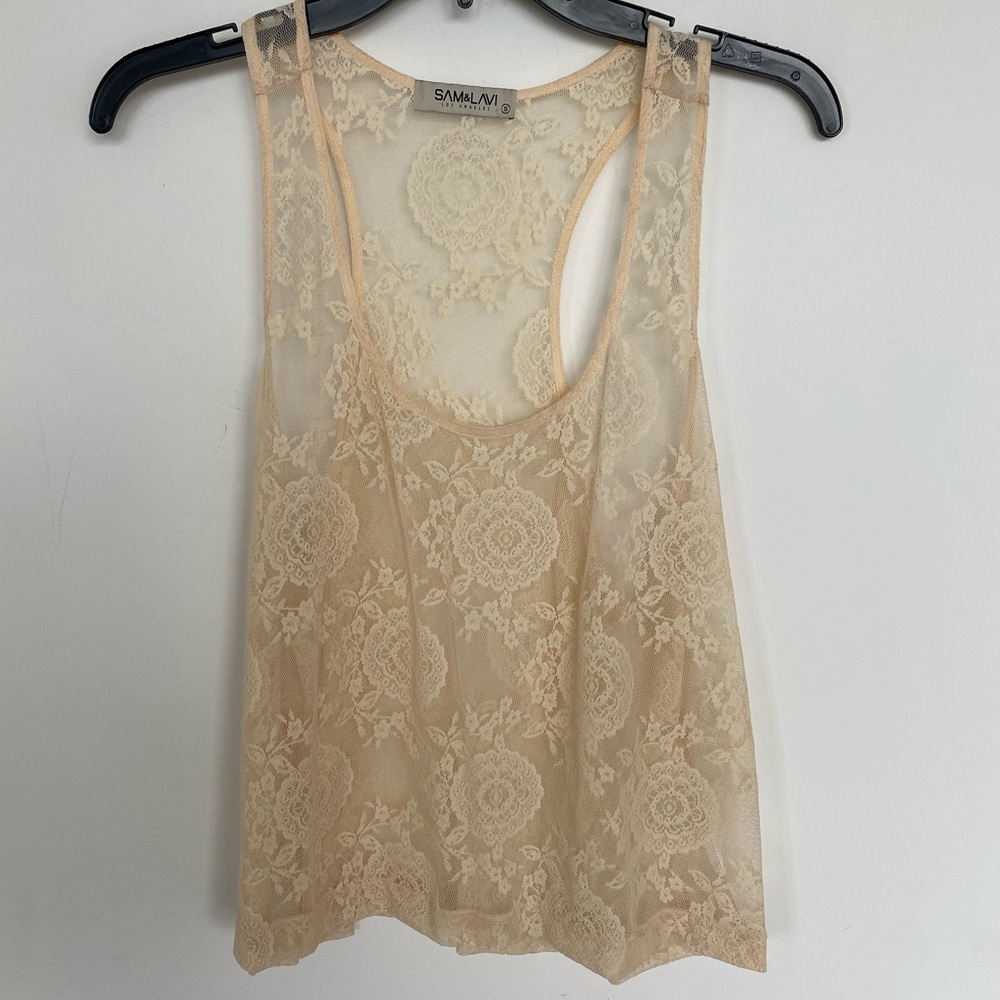 Sam & Lavi lace tank top